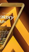 Tastatur für Galaxy A8 Plus Gold Screenshot 1
