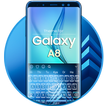 Clavier pour Galaxy A8 Bleu
