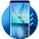 Keyboard for Galaxy A8 Blue APK