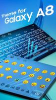 Teclado para Galaxy A8 Azul imagem de tela 2