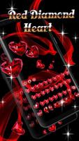 Red Diamond Heart پوسٹر