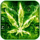 Weed Rasta Skull Fire Keyboard APK