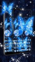 Dream butterfly blue glow&starry sky neon keyboard gönderen