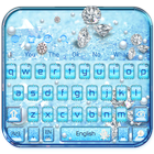 Blue Luxury Diamond Keyboard Theme icône