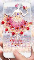 Diamond Girl Keyboard Theme 포스터
