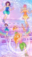 Cute Princess Fairy Keyboard Theme 포스터