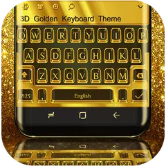 download 3D Golden Keyboard Theme APK