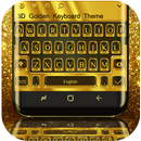 3D Golden Keyboard Theme APK