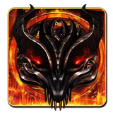 Dark Red Dragon Hell Keyboard | Cool Fire Style biểu tượng