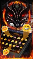 Dark Red Dragon Hell Keyboard | Cool Fire Style ảnh chụp màn hình 3