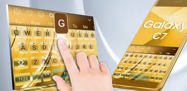 Theme for Galaxy C7 Gold - Keyboard