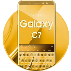 Theme for Galaxy C7 Gold - Keyboard APK download