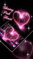 Shining Pink Heart پوسٹر