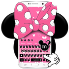 ikon Pink Minnie Keyboard Theme