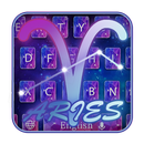 Exquisite Aries Crystal Starry Sky Keyboard Theme APK