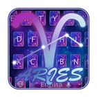 Exquisite Aries Crystal Starry Sky Keyboard Theme icon