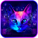 Galaxy Kitty Stars Keyboard Theme APK