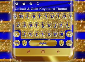 Cobalt and Gold Keyboard Theme 截圖 3