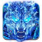 Blue Fire Grim Wolf أيقونة