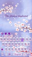 Pink Dream Flower Keyboard Theme capture d'écran 3