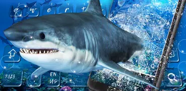 Ocean Shark Keyboard Theme