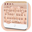 Rose Gold Ring Keyboard Theme APK