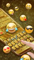 Glitter and Gold Premium Keyboard Theme capture d'écran 2