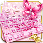 Luxury Diamond Butterfly Keyboard Theme ไอคอน