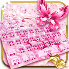 Luxury Diamond Butterfly Keyboard Theme ícone