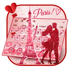 آیکون‌ Paris Romance Glitter keyboard