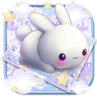 Kawai Rabbit Keyboard Theme icône