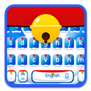 Blue cat keyboard theme APK