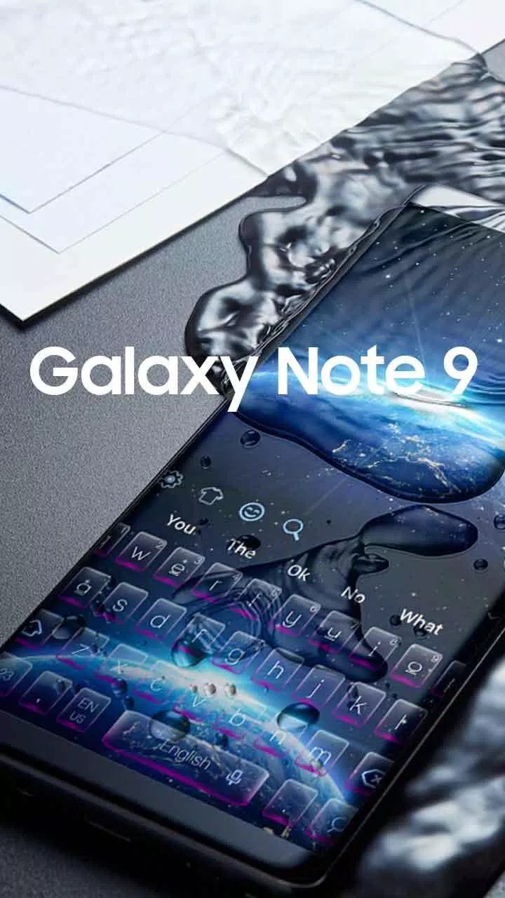 Clavier pour Galaxy Note 9 APK pour Android Télécharger
