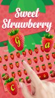 Sweet Strawberry Keyboard Theme screenshot 1
