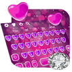 Purple Diamond Heart Balloon Keyboard