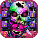 Thème de clavier de mort graffiti coloré APK