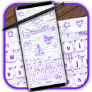 Thème de dessin animé mignon Doodle APK