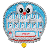 Diamond Blue Cat Keyboard Theme أيقونة