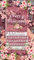 Cherry Blossom Keyboard poster