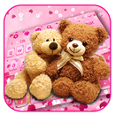 Teddy Bear Love Keyboard Theme aplikacja