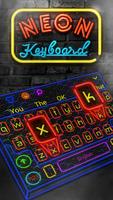 Neon Keyboard Cartaz