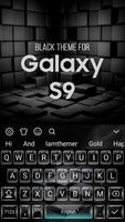 Thème noir pour Galaxy S9 capture d'écran 3