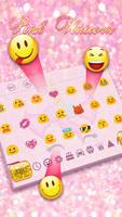 2 Schermata Pink Glisten Unicorn Keyboard Theme