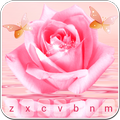 Pink Roses Keyboard Theme