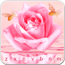 APK Pink Roses Keyboard Theme