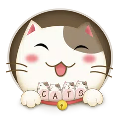 Скачать Cute Fortune Cat Keyboard APK