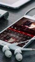 Tokyo Ghoul keyboard theme captura de pantalla 1