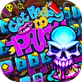 Party Graffiti keyboard Theme