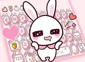 Cute Pink Rabbit penulis hantaran