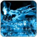 APK Blue flame Dragon Keyboard Theme
